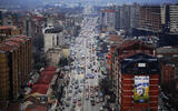 Pogled na jednu od glavnih ulica u Prištini. Foto: Mensur Gashi