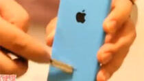 iPhone 5S i 5C prikazani na snimku testa otpornosti na ogrebotine