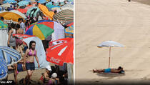 Plaža u Rabatu prije i tokom ramazana