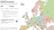 Pogledajte: Interaktivna mapa koja prevodi riječi na sve evropske jezike