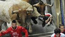 Troje povrijeđenih u trci s bikovima u Pamploni