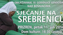 Sjećanje na Srebrenicu - Prizren 11. juli 2014.