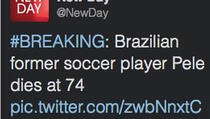  Na Twitteru greškom objavili da je umro Pele