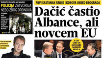 Blic: Dačić častio Albance, ali novcem EU