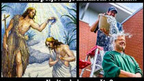 Polijevanje hladnom vodom (Ice Bucket Challenge) je ritualno sotonističko krštenje?