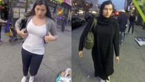 Djevojka hodala sa i bez burke kroz New York (VIDEO)
