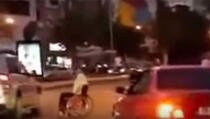 Automobilska ludorija mladića iz Tirane (Video)