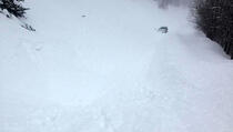 Lavina blokirala put do ski centra Brezovica
