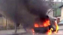 Zapaljeno vozilo u Suvoj Reci (Video)