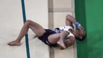 Stravična povreda francuskog gimnastičara Aita Saida na OI (VIDEO)