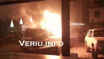 Zapaljen službeni automobil u južnoj Mitrovici