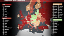 Mapa visokog rizika od terorizma: Gdje je Kosovo?