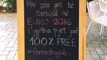 Ironična ponuda lokala u Prištini: Za svaki gol Srbije na EP piće gratis