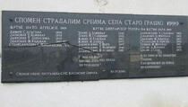 Razbijena spomen ploča Srbima uz natpis "Osveta"