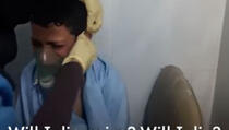 Dijete otrovano hemijskim gasom pita bolničarku: "Da li ću umrijeti?" (VIDEO)