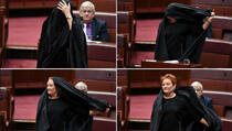 Australska desničarka u znak protesta obukla burku u parlamentu (VIDEO)