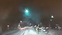 Iznad jezera Michigan: Pad meteora snimljen policijskom kamerom 