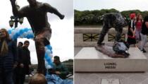 Buenos Aires: Vandali razbili spomenik Messiju