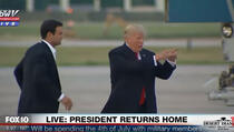 Trump se izgubio na aerodromu, osiguranje ga spriječilo da luta (VIDEO)