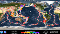 Interaktivna mapa zemljotresa u posljednjih 15 godina