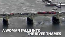 Objavljena snimka napada na London: Prikazuje i ženu kako pada u vodu