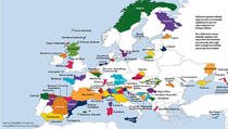 Mapa regija koje bi htjele nezavisnost: RS, Herceg-Bosna, Sandžak, Istra, Vojvodina...