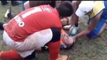 Nogometaš divljački pretukao sudiju: Pokazao crveni, pa pao kao pokošen (VIDEO)