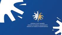 Ovo je zvanični logo desete godišnjice nezavisnosti Kosova