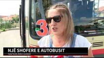Hyrije Pacolli jedina žena vozač autobusa u Prištini (VIDEO)