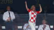 Grabar-Kitarović slavila izjednačujući gol, a Putin uživao u pogledu