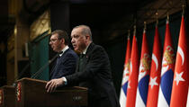 Erdogan pred Vučićem rekao da Srbiju i Kosovo dijeli granica