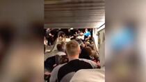 Objavljen novi snimak nesreće u rimskom metrou: Navijači CSKA preživjeli pakao (VIDEO)