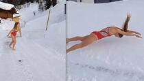 Poljska triatlonka skočila glavom u snijeg, nije prošlo kako je očekivala (VIDEO)
