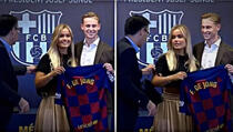 Predsjednik Barcelone skinuo torbicu De Jongovoj djevojci zbog "Nikea" (VIDEO)