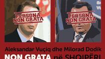 Milorad Dodik i Aleksandar Vučić persone non grata u Albaniji!