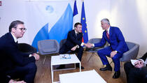 Thaçi se sastao sa Vučićem u Parizu uz posredstvo Macrona