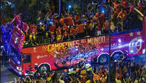 Kralj i hiljade navijača dočekali zlatne španske košarkaše