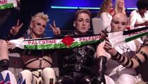 Islandska televizija kažnjena zbog zastave Palestine na Euroviziji