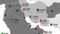 Pogledajte koliko je američkih vojnika raspoređeno u zemljama Bliskog istoka