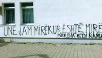 Grafiti na Kosovu protiv Rame: "Meni je dobro, kada je Srbiji dobro"
