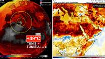 Iz Afrike se u Europu širi zastrašujući toplinski val, u Tunisu je jučer bilo 49°C