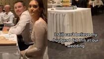 Objavila snimak sa svadbe: "Ne mogu vjerovati da je muž to uradio na vjenčanju"