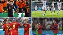 Nizozemska protiv Češke, derbi Belgije i Portugala