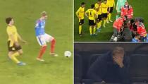 Jeziva povreda fudbalera Borussije Dortmund, Haaland nije mogao gledati