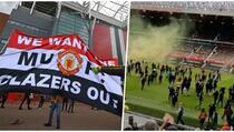 Haos u Manchesteru: Navijači upali na Old Trafford pred derbi s Liverpoolom