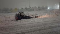 Snijeg otežava saobraćaj na Kosovu