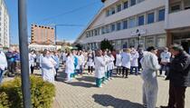 Ljekari protestvovali ispred Ministarstva zdravlja
