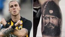 UEFA naredila Vranješu da mora prekriti tetovažu četničkog vojvode Đujića