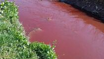 Crvena rijeka u Mališevu, mještanin tvrdi da se baca otpad iz klanice