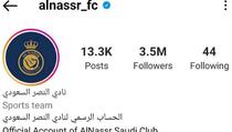 Broj pratitelja Al-Nassra na Instagramu nakon dovođenja Ronalda utrostručen za samo 12 sati